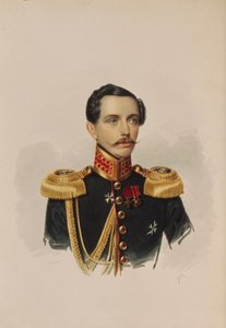 Portræt af Mikhail Vasilyevich Pashkov 1802-1863, 1838