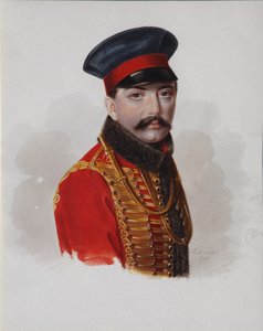 Portræt af prins Alexander Fyodorovich Galitzine-Prozorovsky 1810-1898, 1840
