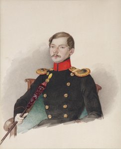 Portræt af Vasily Vasilievich Engelhardt 1814-1868, 1839-1840