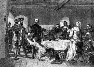 Anholdelsen af John Brown af Ashford, en Lollard, 1517, 1856