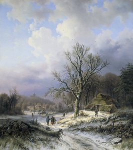 Snelandskab af Alexander Joseph Daiwaille