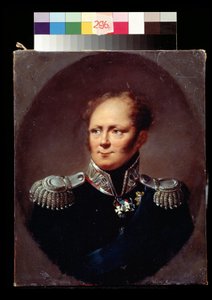 Portræt af kejser Alexander I. Alexander I Pavlovich Romanov (1777-1825), kejser af Rusland. Maleri af Alexander (Alexandre) Molinari (1772-1831). Olie på lærred. Pushkin Museum of Fine Arts, Moskva.