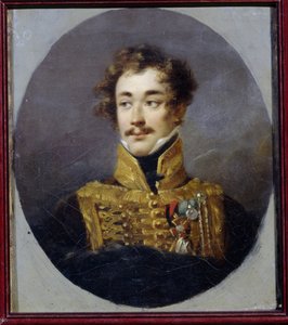 Portræt af grev Alexander Olsufyev (1790-1853). (Portræt af grev Alexander Olsufyev). Maleri af Alexander (Alexandre) Molinari (1772-1831), olie på lærred
