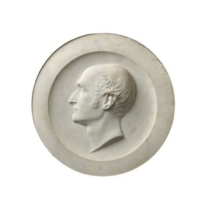 Profilportræt af Revd Dr. Henry Wellesley, 1856 (carrara marmor)