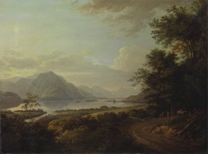 Loch Awe, Argyllshire af Alexander Nasmyth