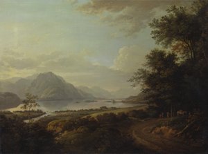 Loch Awe, Argyllshire, ca. 1785. af Alexander Nasmyth