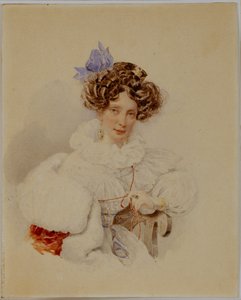 Portræt af Ekaterina Pavlovna Bakunina 1795-1869, før 1832