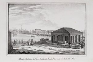 Peter den Stores hytte med udsigt over Sankt Petersborg, 1820