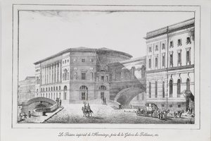 The Hermitage Theatre in Saint Petersburg Series Views of Saint Petersburg, 1820s