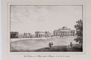 Yelagin-paladset i Sankt Petersborg-serien Udsigt over Sankt Petersborg, 1820
