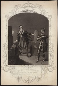 Hr. Macready som Hamlet og hr. Stuart som Spøgelset af Alexander Reid
