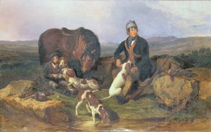 Rypeskydning, 1848 af Alexander Rolfe