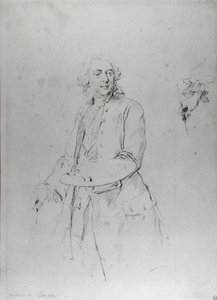 Portræt af Francois Boucher (1703-70) af Alexander Roslin
