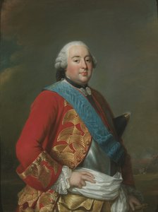 Portræt af Louis Philippe I (1725-1785), Duce de Orleans, af Roslin, Alexander (Alexandre) (1718-1793). Olie på lærred, ca 1770. Mål: 116x88 cm. Nationalmuseum Stockholm af Alexander Roslin