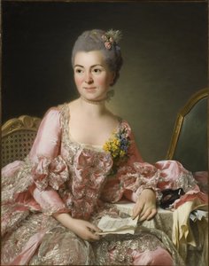 Portræt af Marie-Suzanne Giroust, Madame Roslin 1734-1772, 1770