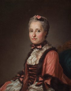 Portræt af prinsesse Maria Josepha af Sachsen 1731-1767, 1776. af Alexander Roslin