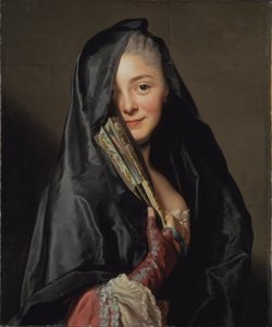 Damen med sløret kunstnerens hustru, 1768