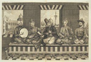 Syriske musikere, tallerken 4 fra 