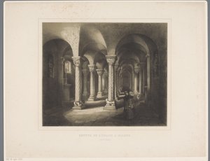 Krypten af ​​Rolduc Abbey Church Crypt de l