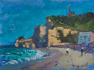 Beach Village Cliffs af Alexander Shandor