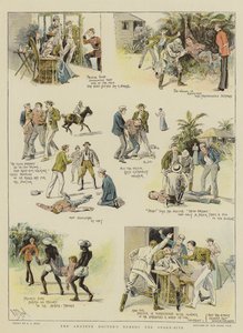 Amatørdoktorens middel mod slangebid (chromolitho)