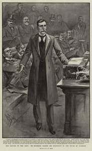 Reformen af hæren, hr. Rrodrick afgiver sin erklæring i Underhuset af Alexander Stuart Boyd