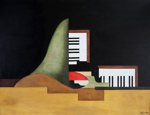 Moderne musikalsk abstrakt af Alexander Trifonov