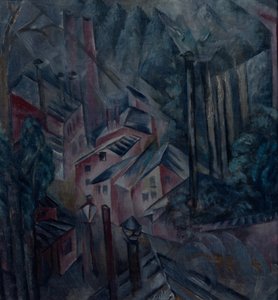 Byen, 1919 af Alexander Vasilyevich Shevchenko