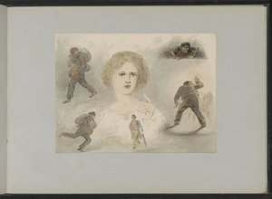Figurstudier af Alexander Ver Huell