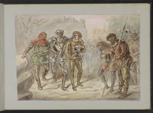 En såret soldats tilbagevenden af Alexander Ver Huell