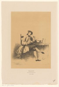 Selvportræt af Cornelis Troost Trøstende iagttagelse (titel på objekt)