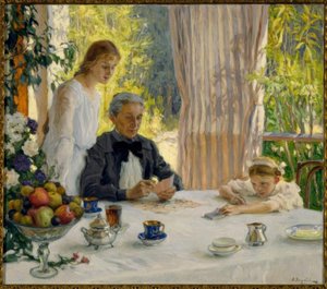 På altanen