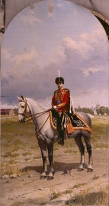 Portræt af kejser Nicholas II 1868-1918, 1908