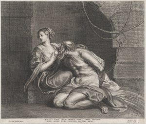 Cimon og Pero, ca. 1650-90., ca. 1650-90. af Alexander Voet