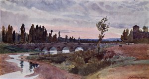 Bridge at Leon (farve litho)