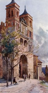 Puerta Del Cambron, Toledo (farve litho)