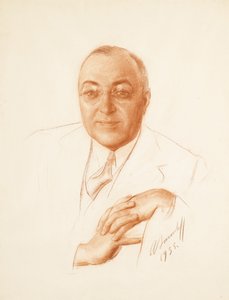 Portræt af Boris Alexandrovich Bakhmeteff 1880-1951, 1935