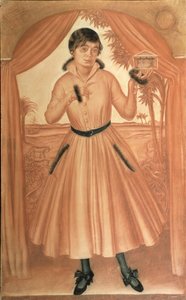 Portræt af kunstnerens hustru, ca. 1917