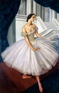 Portræt af ballerinaen Anna Pavlova 1881-1931, 1924