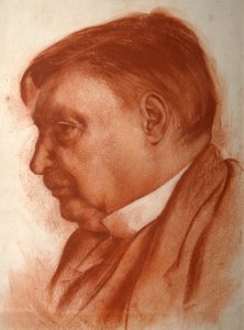 Portræt af komponisten Alexander Glazunov