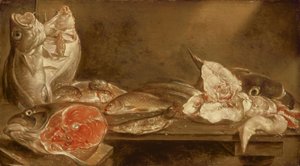 Stilleben med fisk, 1640