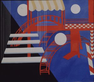 Scenedesign Revy for Edition Décors de Théatre, 1927 af Alexandra Alexandrowna Exter