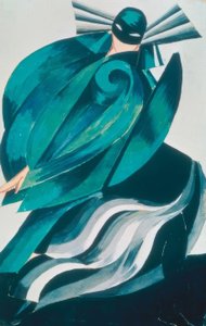 Figur af den 3. kvindelige maske af Alexandra Alexandrowna Exter