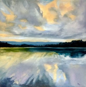 Guldfarvet himmelrefleks