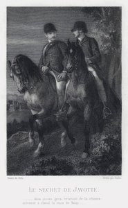 The Secret Of Javotte (gravering) af Alexandre (after) Bida