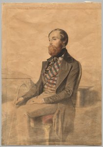 Portræt af Alfred de Musset (1810-1857)