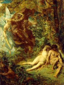 Studie for Paradis Perdu, af Alexandre Cabanel