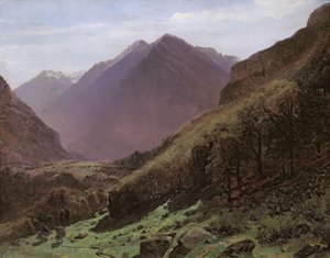 Bjergstudie, c.1840-43