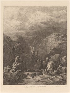 Berner Oberland af Alexandre Calame