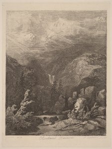 Berner Oberland af Alexandre Calame